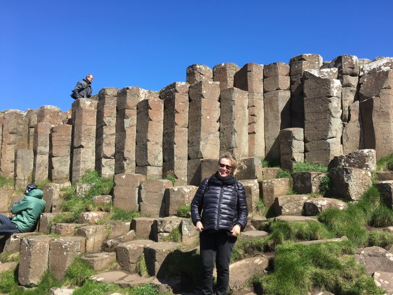 Giants Causeway high stone columns