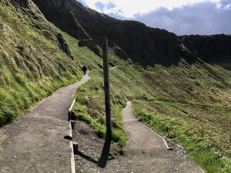Giants Causeway hiking paths