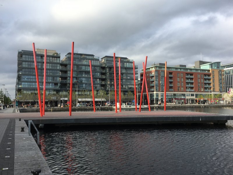 Grand Canal Quay, self-guided Dublin walking tour
