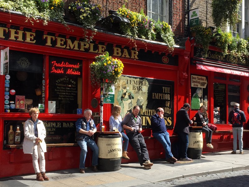 The Temple Bar, self-guided Dublin walking tour