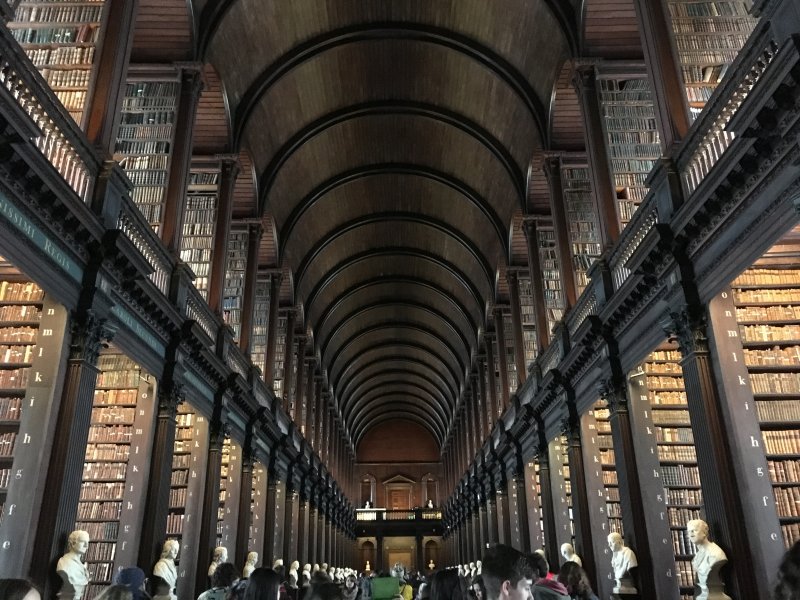 Self-guided Dublin walking tour,Trinity College Library 