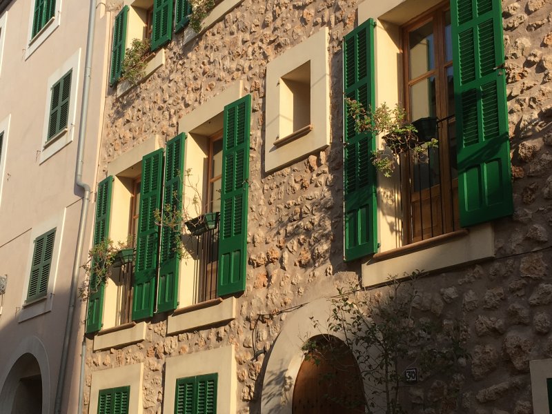 Pretty house wall and windows Pretty house wall and windows