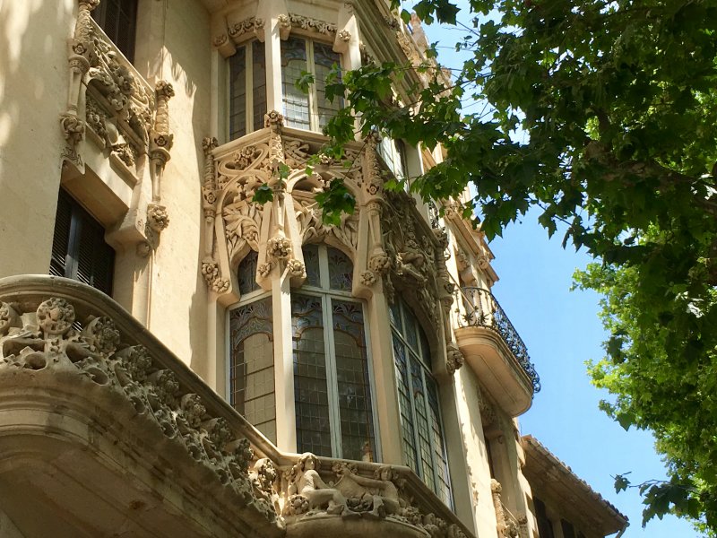 Details of the former Grand Hotel of Palma de Mallorca Details of the former Grand Hotel of Palma de Mallorca
