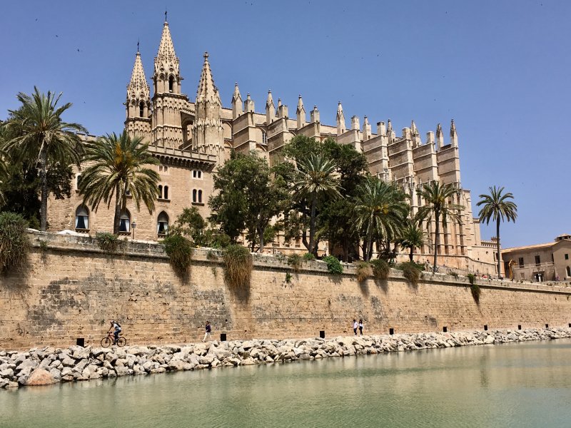 La Seu, Palma de Mallorca old town La Cathedral Seu, Palma de Mallorca old town