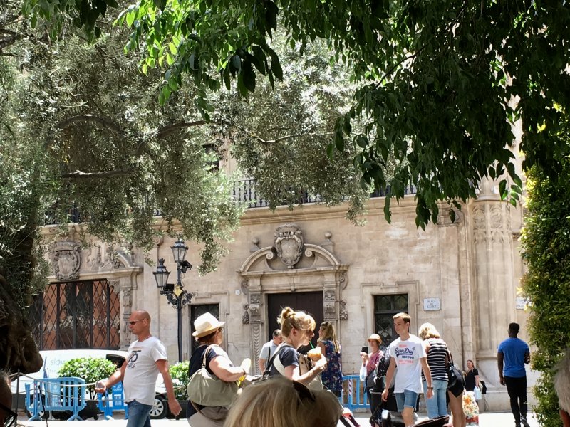 Placa de Cort, Palma de Mallorca old town Placa de Cort, Palma de Mallorca old town