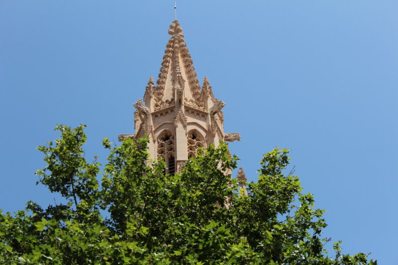 Church tower of Santa Eulalia Parroquia de Santa Eulalia, Palma de Mallorca