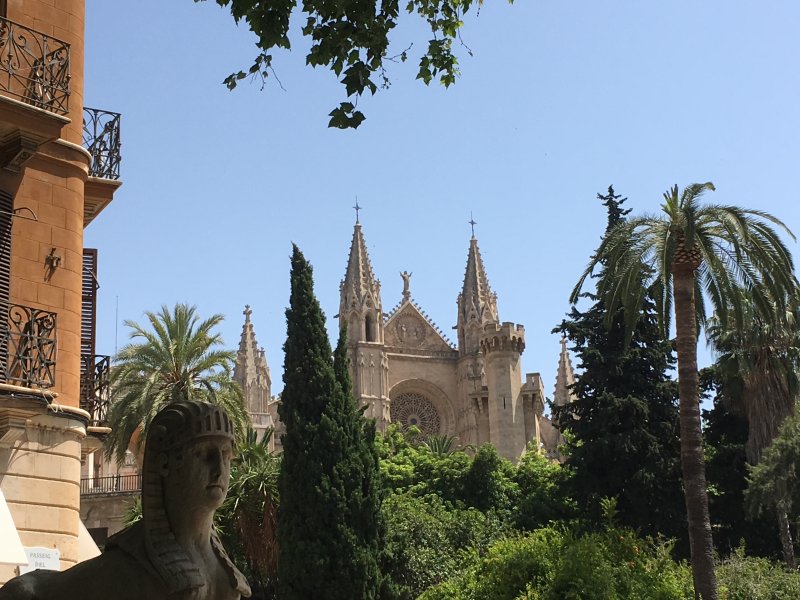 Palma de Mallorca Cathedral from Palau d'Almudaina The Cathedral of Palma