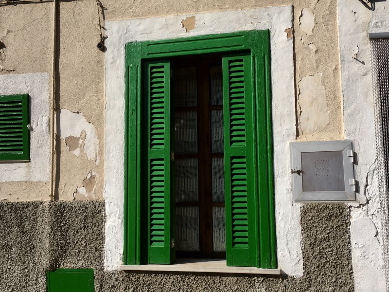 Window in Serra de Tramuntana, Mallorca Window in Serra de Tramuntana, Mallorca