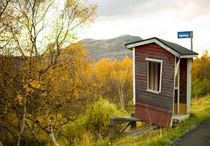 Kilpisjärvi bus stop
