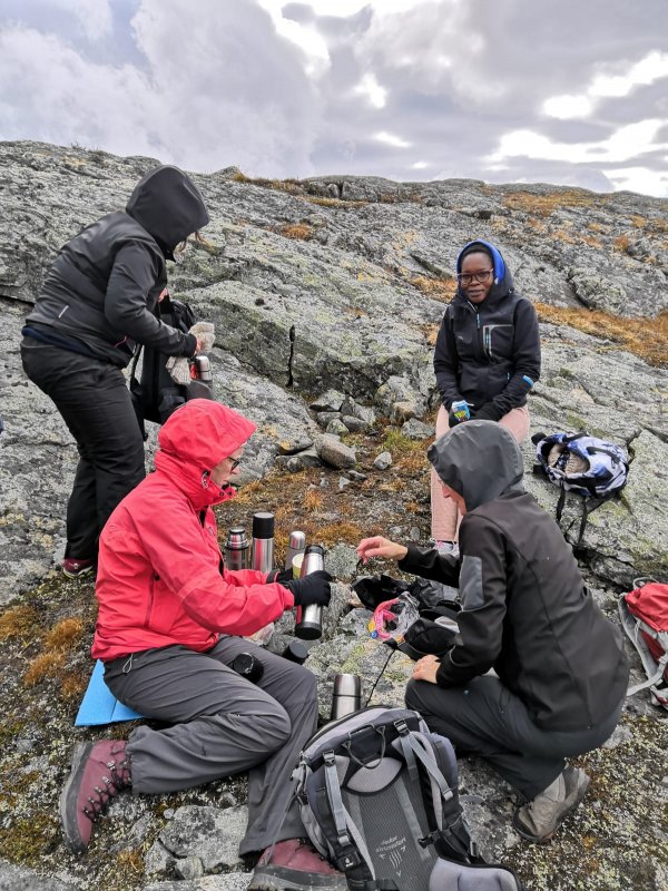 Coffee break on Saana fell