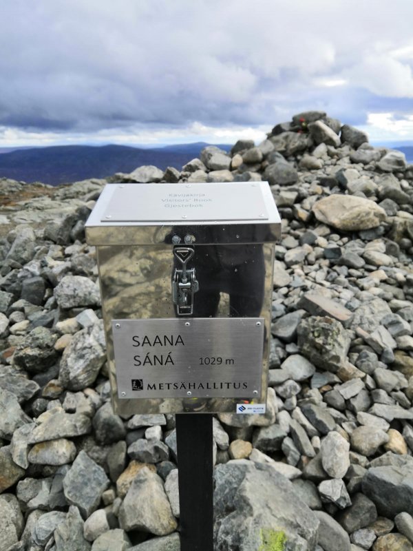 Guest book of Saana fell
