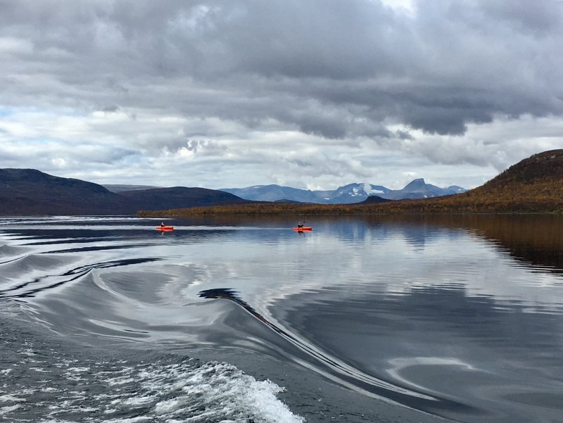 Kilpisjärvi canoeing