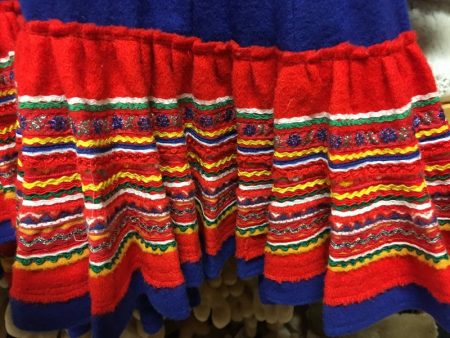 Fine details of a Sami dress