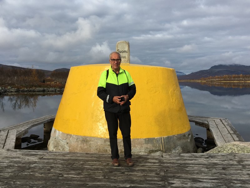 Three countries border point visitor, Kilpisjärvi