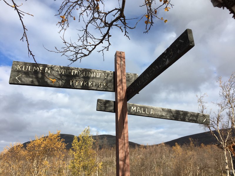 Three nations border point trail, Kilpisjärvi