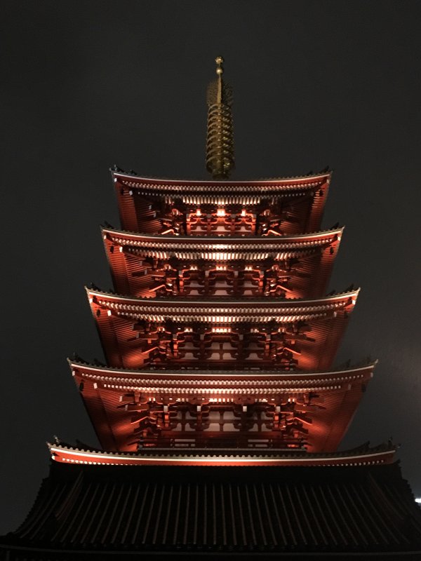 Ssenso-Ji Temple  five-story pagoda