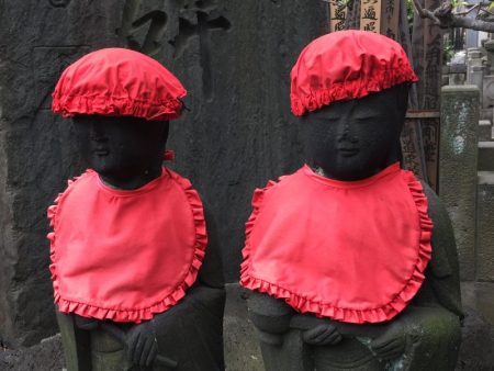 Buddha statues, Yanaka Tokyo