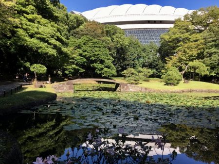 Koishikawa Korakuen Garden and Tokyo dome