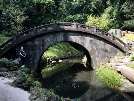 Koishikawa Korakuen Garden Full Moon Bridge