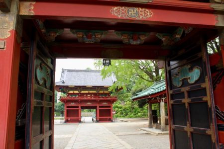 Nezu Shrine entrance