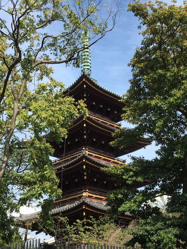  Five-storied pagoda of Ueno Park