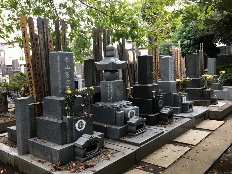 Walks in Old Tokyo, Yanaka Cemetery