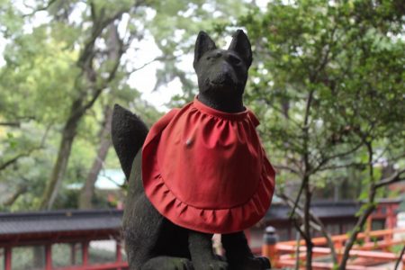Yanaka shrine fox, Tokyo