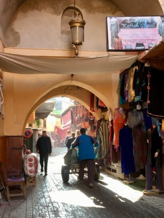 Gate to the souks of Marrakech