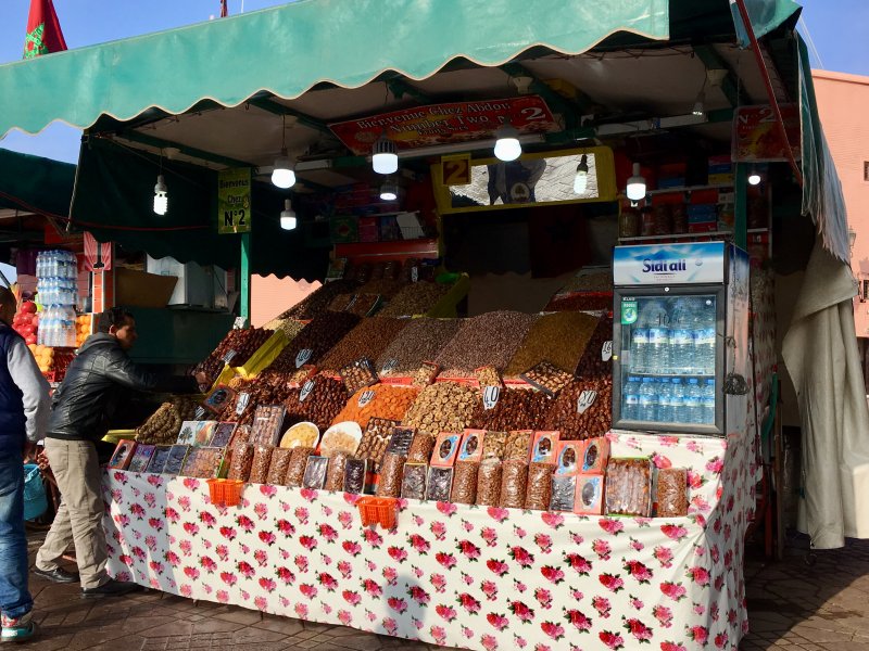 Jemaa el-Fna date seller Jemaa el-Fna date seller
