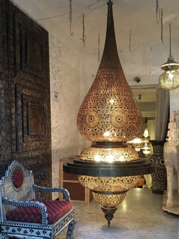 Things for your home Moroccan lamp in the souks of Marrakech