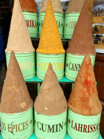Moroccan spices sold in Marrakech