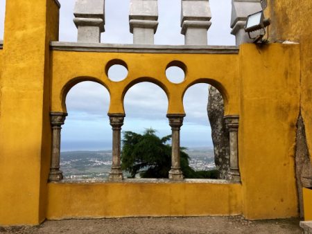 Palace of Pena on Sintra hills
