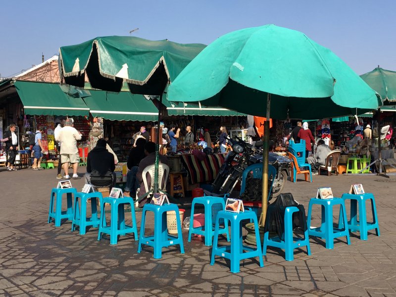 One of the Jemaa el-Fna stalls One of the Jemaa el-Fna stalls