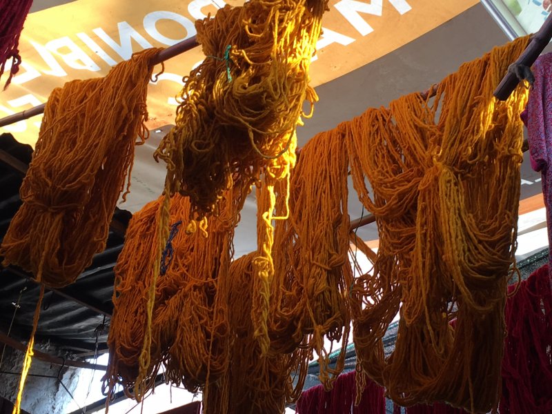 Yarn hanging in the sun Yarn hanging in the sun, Marrakech souks