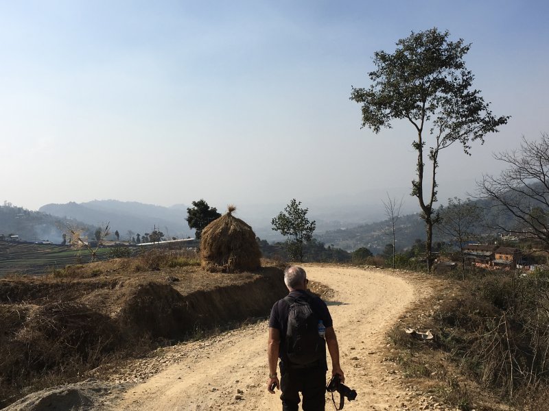 Hiking in Nagarkot, Nepal