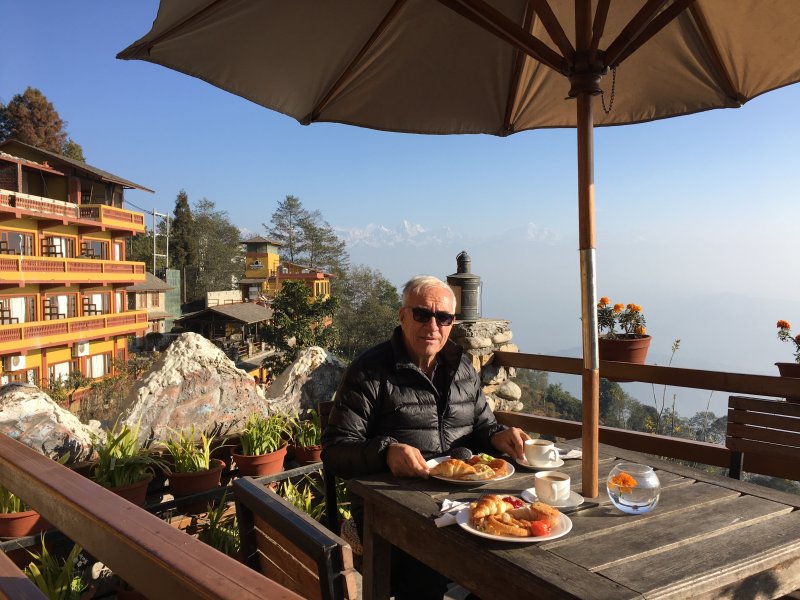 Hotel Country Villa breakfast with views
