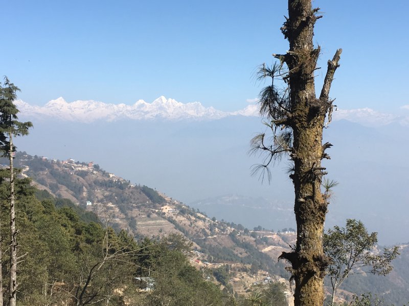 Nagarkot Village and the world's highest mountains