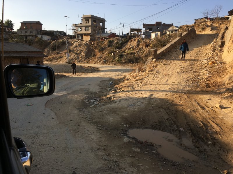 Nagarkot to Bhaktapur road conditions