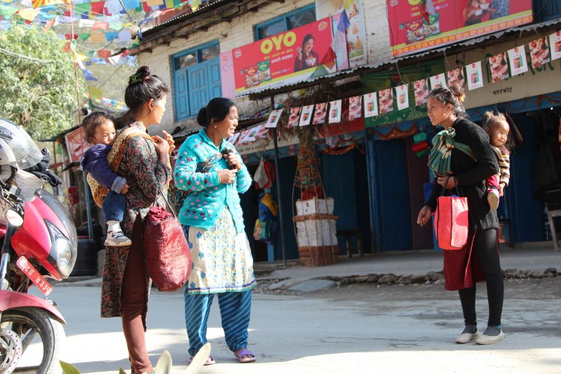 Nagarkot village women