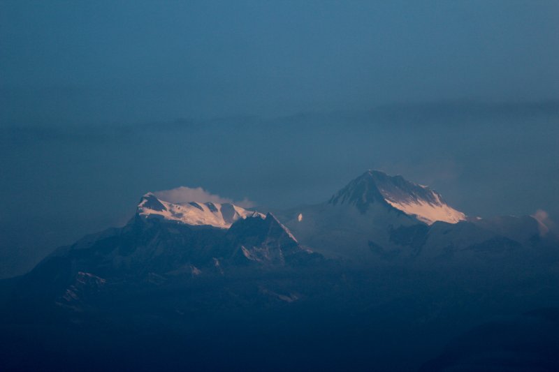 Annapurna after sunrise seen from Sarangkot
