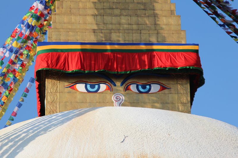 Around Kathmandu: Boudanath temple
