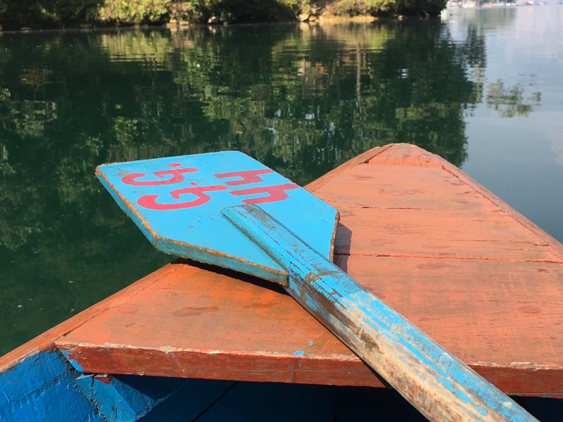 Boating on Lake Phewa, Pokhara