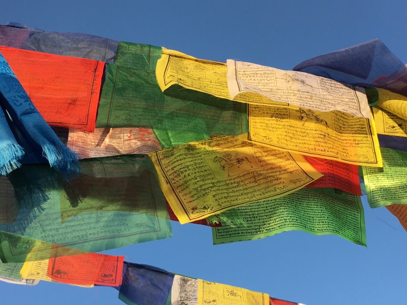 Buddhist prayer flags, Kathmandu, Nepal