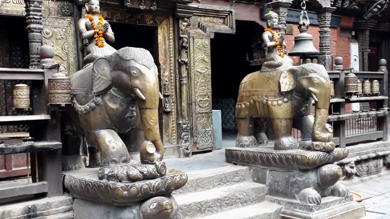 Golden Temple gate, Patan