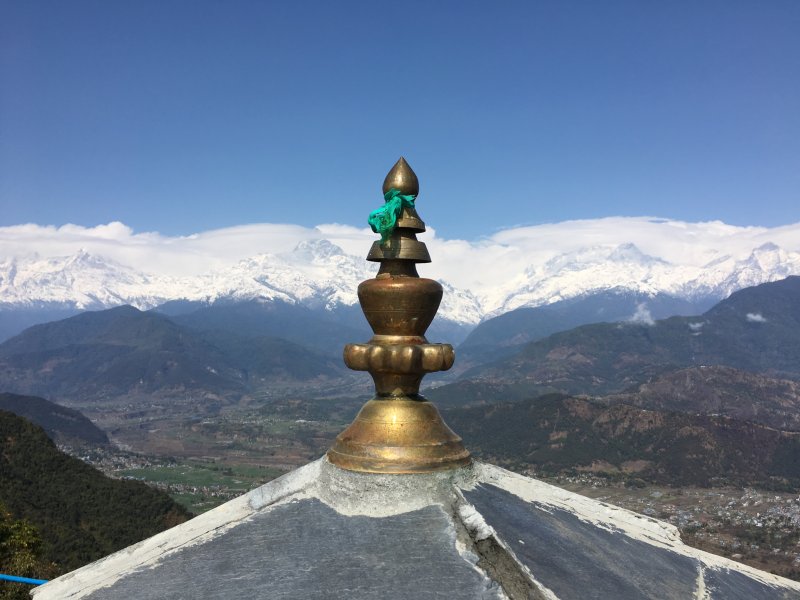 Himalaya view from Sarangkot, Pokhara