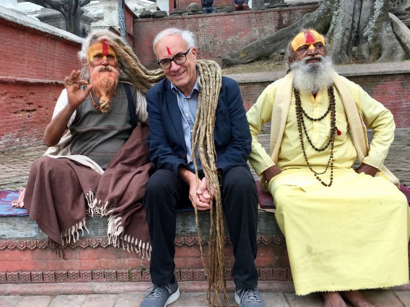 Blessed by the holy men of Pashpatinath Temple Blessed by the holy men of Pashpatinath Temple
