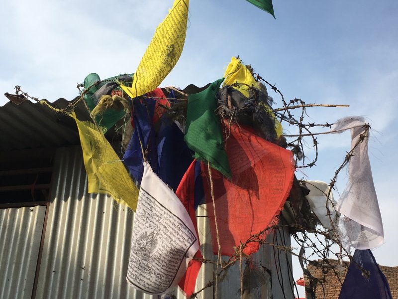 Kathmandu Monkey Temple prayer flags Kathmandu Monkey Temple, more prayer flags