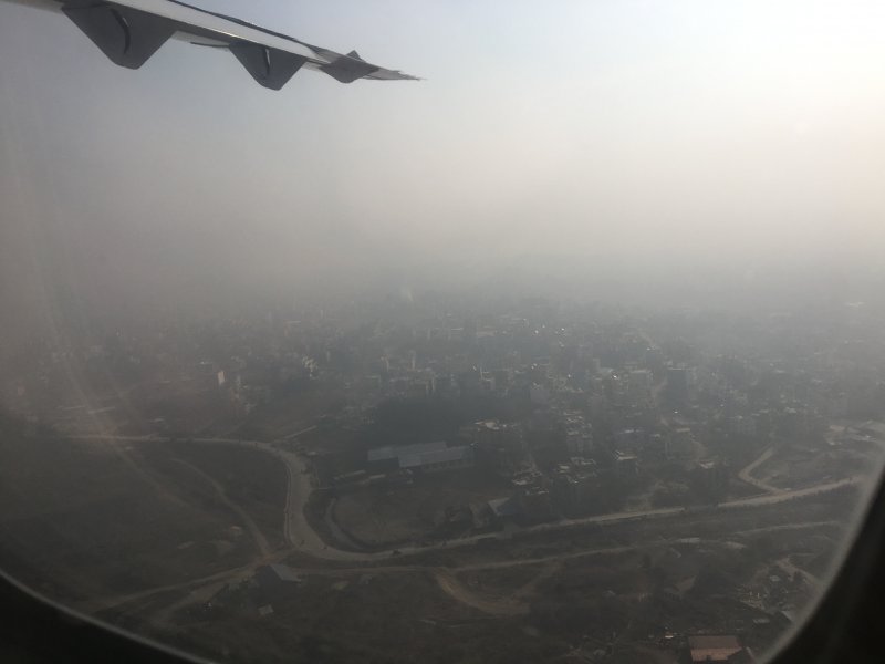 Leaving behind the dusty Kathmandu