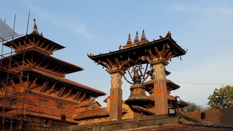 What to see around Kathmandu: Patan Durbar Square Patan Durbar Square bell tower