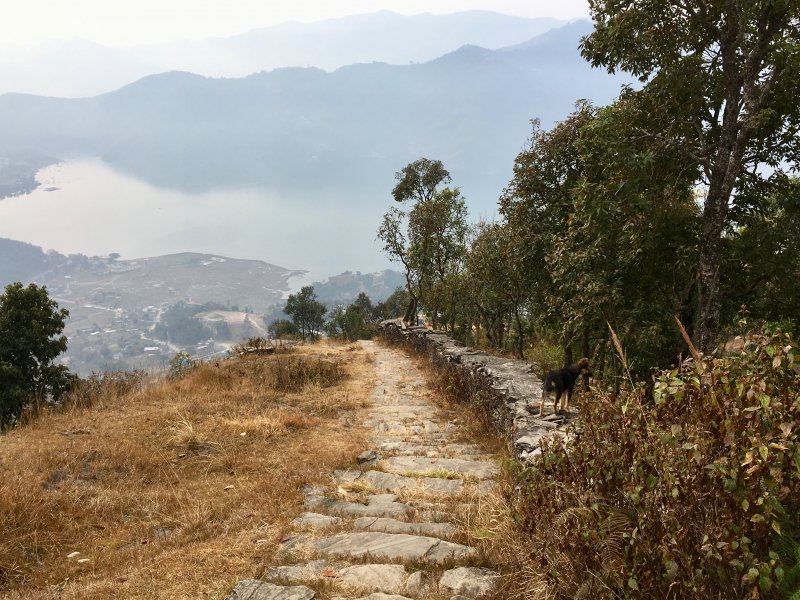 Path Lakeside to Sarangkot
